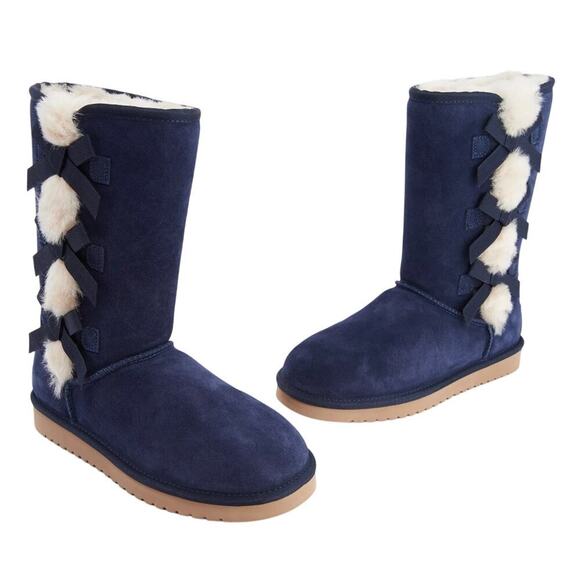 Women’s Size 8 Koolaburra by UGG Victoria Tall Blue Ugg Boots New - Picture 1 of 8